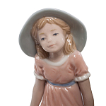 Статуэтка фарфоровая Девушка и маленькая девочка с цветами Charming Statuette варинант исполнения - 2 | Loft Concept в Кирове