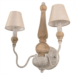 Бра с двумя конусовидными тканевыми абажурами Neighborhood варинант исполнения - 3 | Loft Concept в Кирове