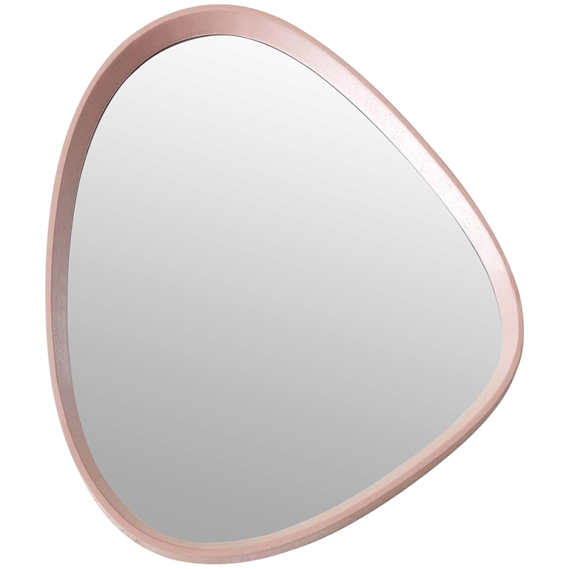 Настенное зеркало Pink Curved Mirror Розовый Настенное зеркало Pink Curved Mirror Розовый в Кирове | Loft Concept