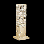 Настольная лампа прямоугольная с мозаичным хрустальным оформлением Sparks of Crystal варинант исполнения - 1 | Loft Concept в Кирове