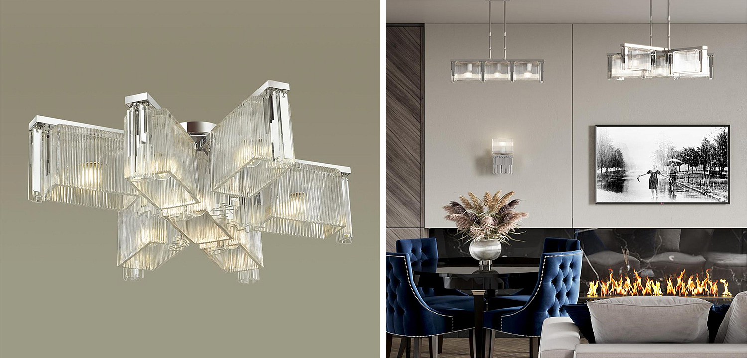 Люстра Madelen Chrome Chandelier 7 Люстра Madelen Chrome Chandelier 7 - Loft-Concept в Кирове