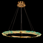 Люстра в форме кольца с цветочным декором Warm Heavenly Light варинант исполнения - 2 | Loft Concept в Кирове