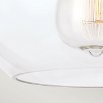 Потолочный светильник с шарообразным плафоном из прозрачного стекла Feiss варинант исполнения - 4 | Loft Concept в Кирове