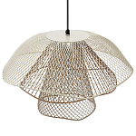 Подвесной светильник Beige Gold Mesh Lampshade Hanging Lamp варинант исполнения - 4 | Loft Concept в Кирове