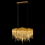 Люстра подвесная с металлическими цепочками и изогнутыми металлическими дугами 72 см Atlantis Chain варинант исполнения - 13 | Loft Concept в Кирове