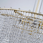 Люстра многоярусная с каскадами кристаллов Crystal Rains варинант исполнения - 8 | Loft Concept в Кирове