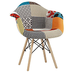 Стул с обивкой в стиле Patchwork варинант исполнения - 1 | Loft Concept в Кирове