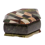 Шкатулка для украшений с мозаикой из натуральных камней Stone Casket варинант исполнения - 2 | Loft Concept в Кирове