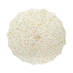 Стол кофейный с отделкой раковинами устриц Coastal Charm варинант исполнения - 3 | Loft Concept в Кирове