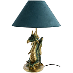 Настольная лампа с абажуром Дракон Green Dragon Синий абажур варинант исполнения - 5 | Loft Concept в Кирове