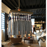 Люстра квадратная плетеная с бахромой Wicker Square Chandelier with Tassels варинант исполнения - 4 | Loft Concept в Кирове