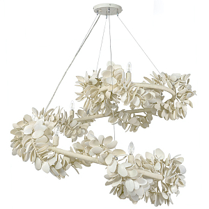 Люстра White Bionic Petals Flo Spiral Chandelier