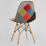 Стул с обивкой в технике пэчворк DSW варинант исполнения - 5 | Loft Concept в Кирове