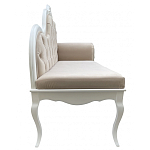 Рекомье со спинкой в стиле прованс Montmartre Provence Ottoman варинант исполнения - 7 | Loft Concept в Кирове