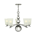 Люстра с матовыми конусными плафонами и декоративными элементами в форме шаров Hinkley варинант исполнения - 10 | Loft Concept в Кирове