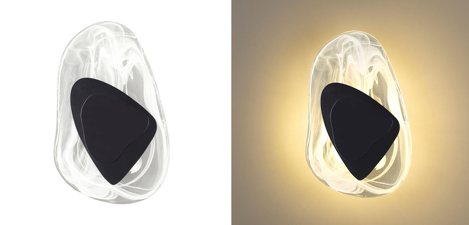 Бра Transparent Pebbles Sconces Black Бра Transparent Pebbles Sconces Black - Loft-Concept в Кирове