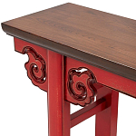 Деревянная консоль в китайском стиле красная Tang Console Table варинант исполнения - 3 | Loft Concept в Кирове