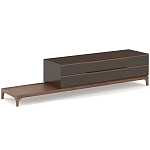 ТВ-тумба  из орехового дерева Marco Wooden TV Stand варинант исполнения - 4 | Loft Concept в Кирове