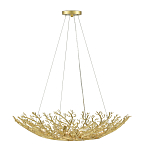 Люстра в форме золотой чаши из кораллов Coral Decor варинант исполнения - 2 | Loft Concept в Кирове