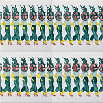 Плитка дизайнерская Фруктовый лес варинант исполнения - 1 | Loft Concept в Кирове