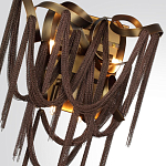 Бра с изогнутыми металлическими лентами и цепочками Atlantis Chain варинант исполнения - 4 | Loft Concept в Кирове