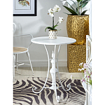 Столик белый кованный в прованском стиле Vaucluse варинант исполнения - 4 | Loft Concept в Кирове