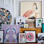 Панно Розовый цветок вышитое бисером PETALS BEADED ART варинант исполнения - 1 | Loft Concept в Кирове