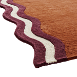 Ковер с оригинальной волнистой отделкой Woven from Wool варинант исполнения - 2 | Loft Concept в Кирове