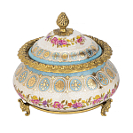 Шкатулка фарфоровая с цветочной росписью Eden Garden варинант исполнения - 1 | Loft Concept в Кирове