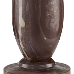 Настольная лампа из мрамора с тканевым абажуром Seductress варинант исполнения - 1 | Loft Concept в Кирове