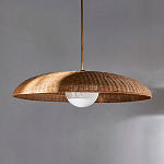 Люстра круглая из ротанга Long Lasting Chandelier варинант исполнения - 2 | Loft Concept в Кирове