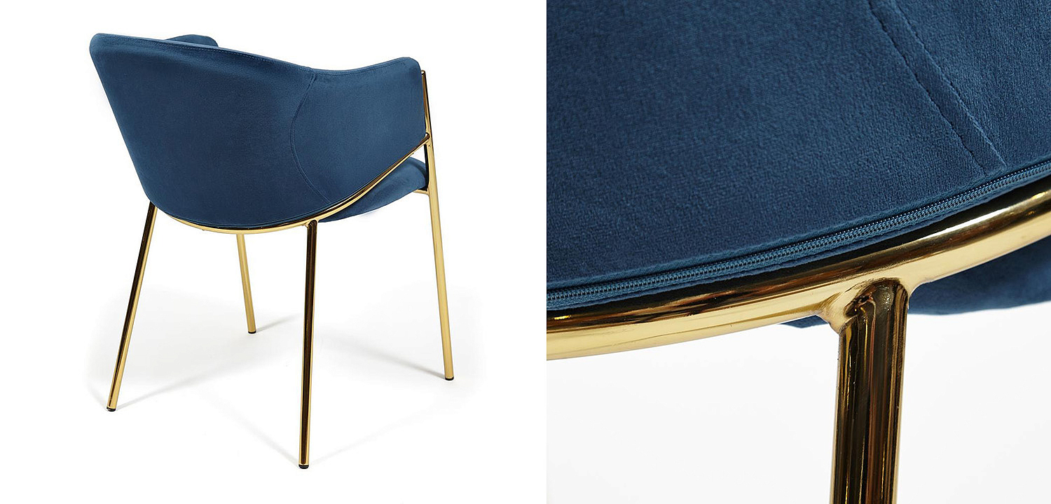 Стул Dolores blue velvet - Loft-Concept в Кирове