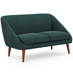 Двухместный диван с обивкой из велюра Belanger Sofa варинант исполнения - 2 | Loft Concept в Кирове