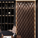 Гипсовая 3D панель с принтографией PM-36 варинант исполнения - 1 | Loft Concept в Кирове