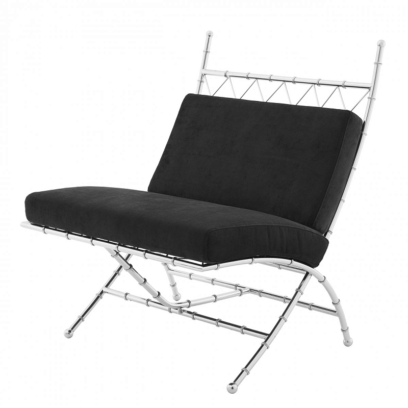 Кресло Eichholtz Folding Chair Ottanio Черный Нержавеющая сталь Кресло Eichholtz Folding Chair Ottanio Черный Нержавеющая сталь в Кирове | Loft Concept