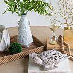 Статуэтка черепаха с ажурным панцирем и детализированной текстурой в белом цвете Marine Accessories варинант исполнения - 6 | Loft Concept в Кирове