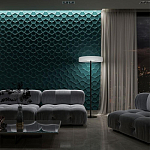 Гипсовая 3D панель с принтографией PM-17 варинант исполнения - 1 | Loft Concept в Кирове