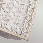 Бра прямоугольное в серебрянном цвете с ажурной решеткой Feiss варинант исполнения - 5 | Loft Concept в Кирове