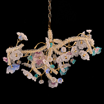 Люстра круглая с цветочным декором Miscellaneous herbs варинант исполнения - 1 | Loft Concept в Кирове