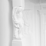 Встраиваемый в стену гипсовый светильник под покраску с колоннами и арками в античном стиле Antiquity Athena варинант исполнения - 12 | Loft Concept в Кирове