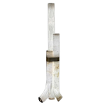 Торшер геометрический с тремя мраморными плафонами Marble Tripod варинант исполнения - 1 | Loft Concept в Кирове