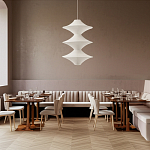 Подвесной вязаный белый светильник «Звезда Востока 03» варинант исполнения - 3 | Loft Concept в Кирове