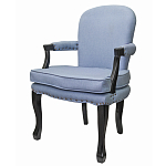 Кресло Aubrey Classical Armchair blue flax варинант исполнения - 3 | Loft Concept в Кирове
