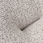 Кресло вращающееся круглой формы из серого шенилла Favorite Vacation Place варинант исполнения - 1 | Loft Concept в Кирове