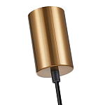 Подвесной светильник со стеклянным плафоном янтарного цвета Prestige варинант исполнения - 5 | Loft Concept в Кирове