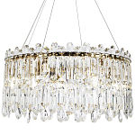 Круглая люстра с хрустальными подвесками Roul Crystal Round Chandelier варинант исполнения - 1 | Loft Concept в Кирове