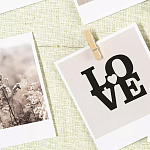 Рамка для фото с подсветкой c деревянными прищепками в комплекте Photo Backlight варинант исполнения - 4 | Loft Concept в Кирове