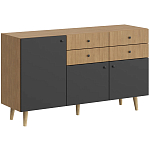 Буфет с принтом на дверцах Elise Cupboard варинант исполнения - 6 | Loft Concept в Кирове