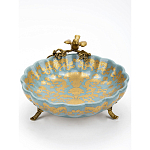 Блюдо фарфоровое Птица на ветке Flora варинант исполнения - 3 | Loft Concept в Кирове