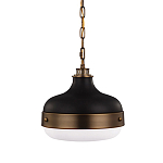 Подвесной светильник с круглым белым плафоном в индустриальном стиле Feiss варинант исполнения - 1 | Loft Concept в Кирове